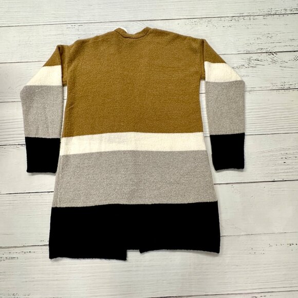NWT Woman's Love By Design Color Block Open Front Cardigan Sweater Size Large - Picture 10 of 10